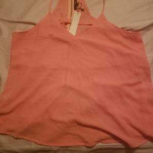 Peach/ Coral Tank top/spaghetti strap shirt